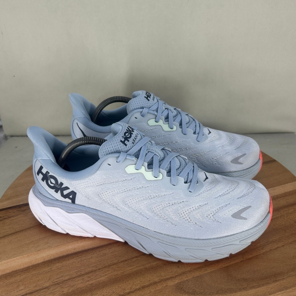 Hoka Arahi 6 Wide Womens 11 D Blue Running Shoes Cushioned Comfort